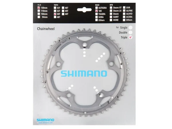 Shimano FC-M660-10 SLX Kettenblatt, 3x10fach 6