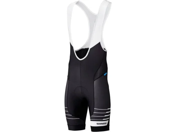 Shimano Breakaway Print Bib Shorts Schwarz/weiß 1