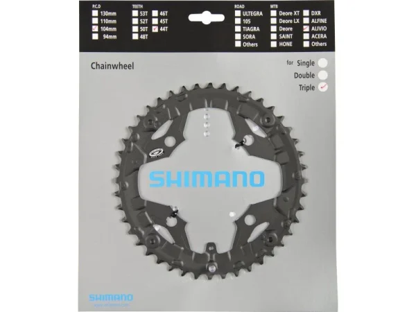 Shimano FC-M660-10 SLX Kettenblatt, 3x10fach 11