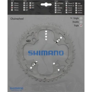 Shimano Kettenblatt FC-E6000 44 Z. F. Einfach-Kettenschutz 30