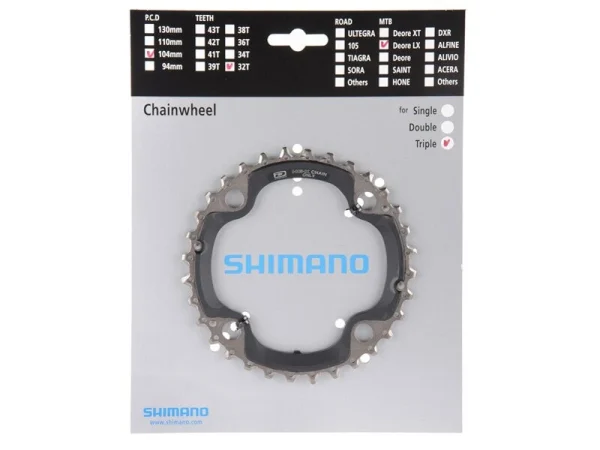 Shimano FC-M660-10 SLX Kettenblatt, 3x10fach 1