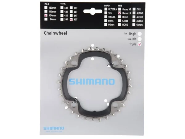 Shimano FC-M660 Kettenblatt, 3×9-fach 1