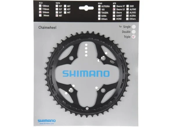 Shimano FC-M660 Kettenblatt, 3×9-fach 4