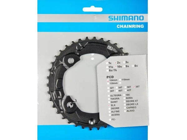 Shimano FC-M675-10 SLX Kettenblatt, 2x10fach 1