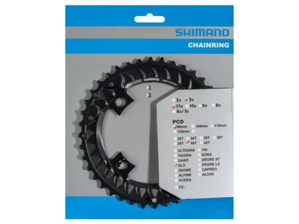 Shimano Kettenblatt FC-E6100 38 Zähne Für Steps 6