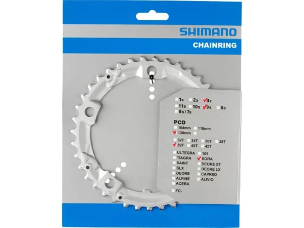 Shimano Kettenblatt FC-E6000 44 Z. F. Einfach-Kettenschutz 7